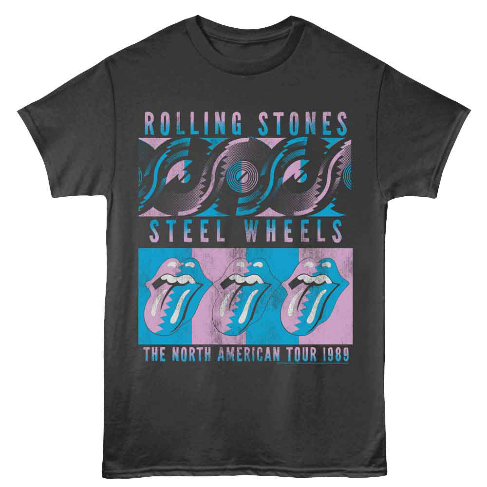 ROLLING STONES - (7月 新譜 記念 ) - STEEL WHEELS RECOLOR (復刻ツアーTシリーズ)